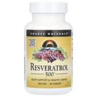 Ресвератрол 500™, 500 мг, 30 таблеток — Source Naturals