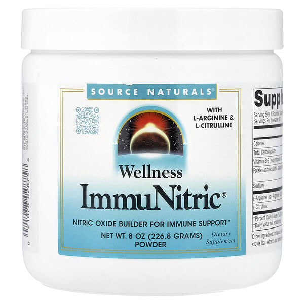 sns02875_v_25.jpg Wellness, ImmuNitric®, порошок, 226,8 г (8 унций) — Source Naturals