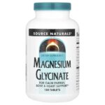 Глицинат магния, 180 таблеток — Source Naturals