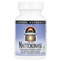 NSK-SD®, наттокиназа, 200 мг, 30 веганских капсул — Source Naturals