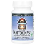 NSK-SD®, наттокиназа, 200 мг, 60 веганских капсул — Source Naturals