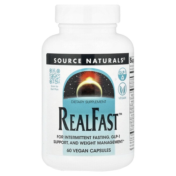 sns02946_v_8.jpg RealFast™, 60 веганских капсул — Source Naturals