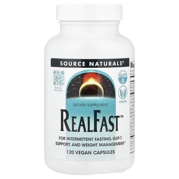 sns02947_v_8.jpg RealFast™, 120 веганских капсул — Source Naturals
