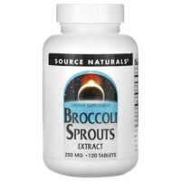 экстракт ростков брокколи, 120 таблеток (125 мг в 1 таблетке) — Source Naturals