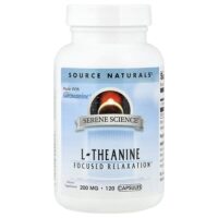 L-теанин, 200 мг, 120 капсул — Source Naturals