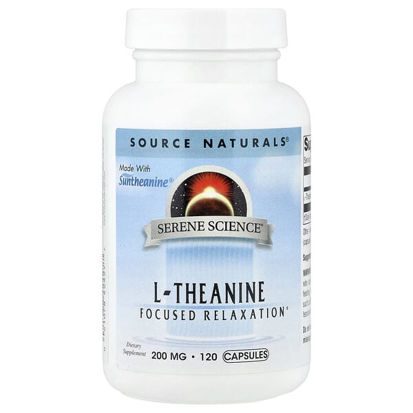 sns42427_v_8.jpg L-теанин, 200 мг, 120 капсул — Source Naturals