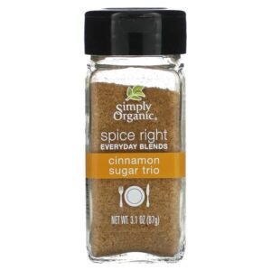 Spice Right Everyday Blends, трио с корицей и сахаром, 87 г (3,1 унции) — Simply Organic