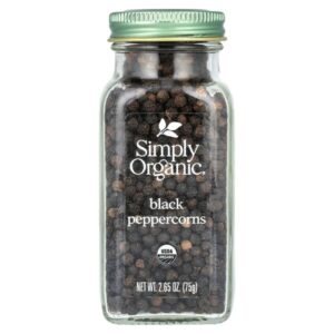 Зерна черного перца, 2.65 унций (75 г) — Simply Organic