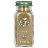 шалфей, 34 г (1,2 унции) — Simply Organic