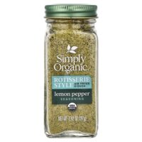 приправа для гриля, лимон и перец, 97 г (3,42 унции) — Simply Organic
