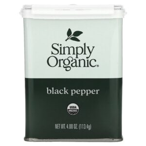 черный перец, 113,4 г (4 унции) — Simply Organic