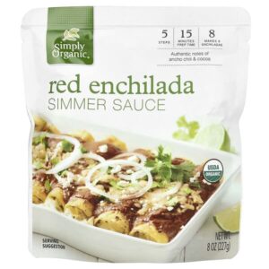 соус для медленного приготовления, красный энчилада, 227 г (8 унций) — Simply Organic