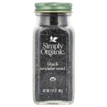 Семена черного кунжута, 80 г (2,82 унции) — Simply Organic
