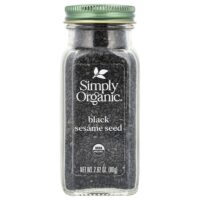 Семена черного кунжута, 80 г (2,82 унции) — Simply Organic