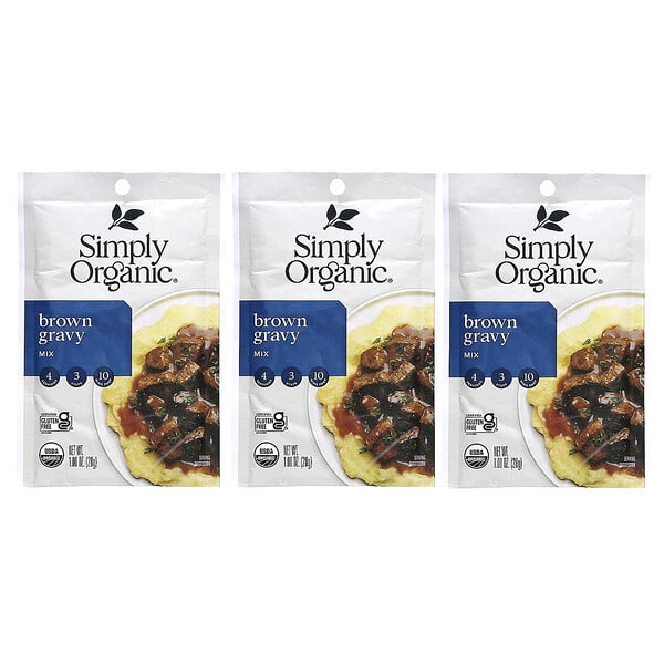 sog20045_v_7.jpg смесь коричневых подлив, 3 пакетика по 28 г (1 унции) — Simply Organic