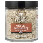 Finishing Salt, цитрусовый и розмарин, 73 г (2,58 унции) — Simply Organic