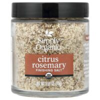 Finishing Salt, цитрусовый и розмарин, 73 г (2,58 унции) — Simply Organic