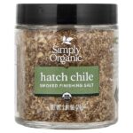 Копченая соль для финиша, Hatch Chile, 74 г (2,61 унции) — Simply Organic