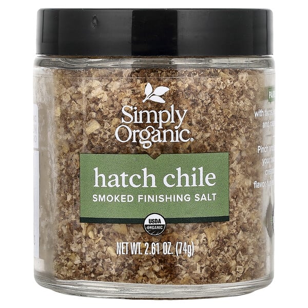 sog22106_v_28.jpg Копченая соль для финиша, Hatch Chile, 74 г (2,61 унции) — Simply Organic