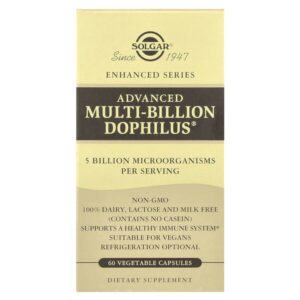 Advanced Multi-Billion Dophilus®, 60 растительных капсул — Solgar