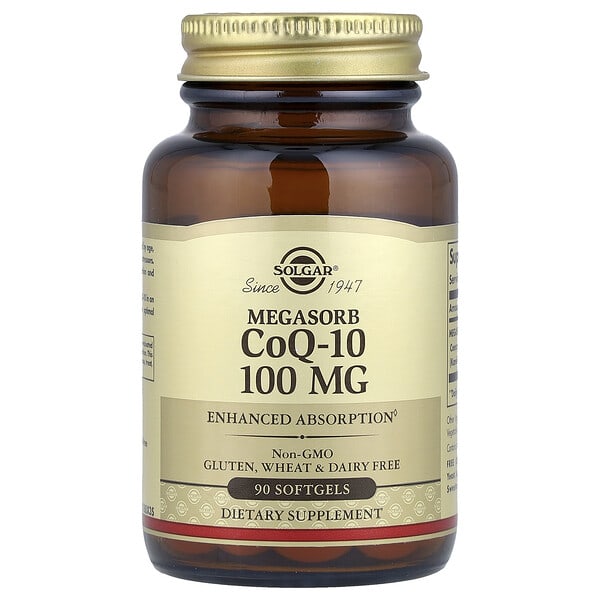 sol00914_v_45.jpg Megasorb CoQ-10, мегасорб с коэнзимом Q-10, 100 мг, 90 капсул — Solgar