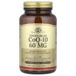 Вегетарианский CoQ-10, 60 мг, 180 растительных капсул — Solgar