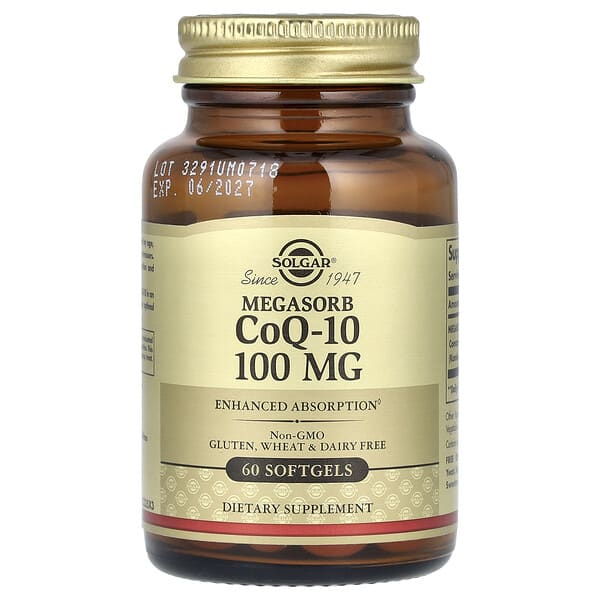 sol00952_v_47.jpg Megasorb с коэнзимом Q-10, 100 мг, 60 капсул — Solgar