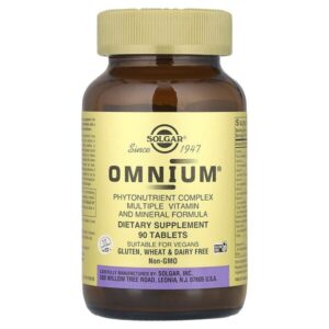Omnium®, комплекс фитонутриентов, мультивитаминная и минеральная добавка, 90 таблеток — Solgar