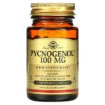 Pycnogenol, 100 мг, 30 растительных капсул — Solgar