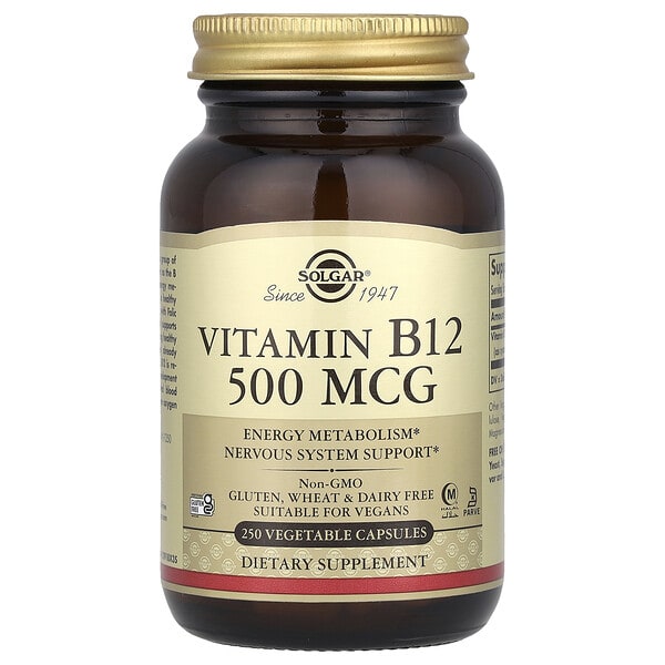 sol03211_v_65.jpg Витамин B12, 500 мкг, 250 растительных капсул — Solgar