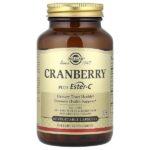 клюква с добавлением Ester-C®, 60 вегетарианских капсул — Solgar