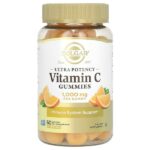 жевательные таблетки с витамином C, со вкусом апельсина, 1000 мг, 60 жевательных таблеток — Solgar