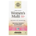 One Daily Women's Multi, мультивитамины для женщин, старше 50 лет, 60 капсул — Solgar