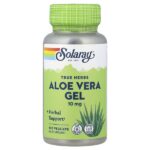 True Herbs, гель из алоэ вера, 100 капсул VegCap — Solaray
