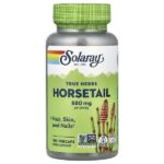 True Herbs, хвощ, 100 растительных капсул (440 мг в 1 капсуле) — Solaray