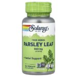 True Herbs, листья петрушки, 100 растительных капсул (430 мг в 1 капсуле) — Solaray