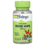 True Herbs, шиповник, 550 мг, 100 растительных капсул — Solaray