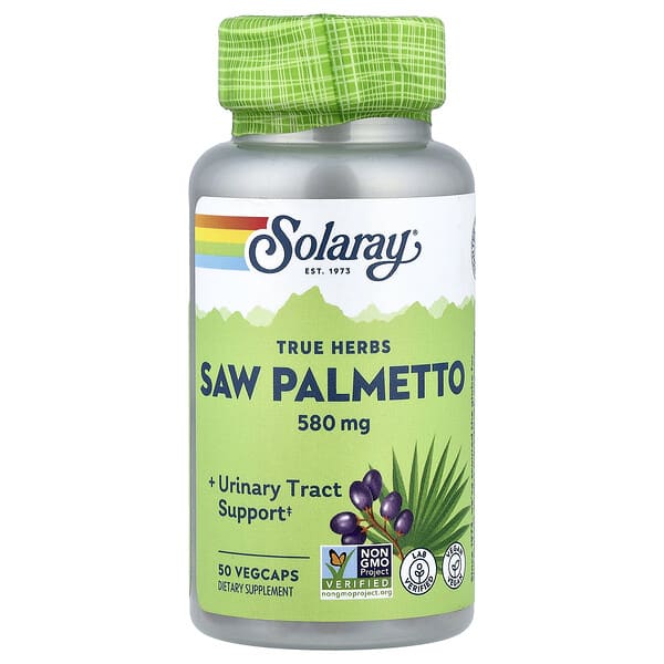 sor01549_v_24.jpg True Herbs, сереноя, 580 мг, 50 растительных капсул — Solaray