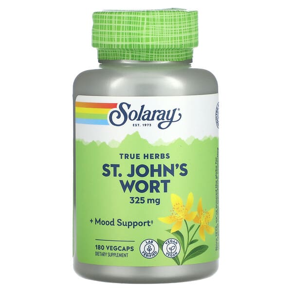 sor01554_v_8.jpg True Herbs, зверобой, 325 мг, 180 капсул — Solaray