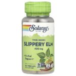 True Herbs, красный вяз, пищевая добавка, 400 мг, 100 растительных капсул — Solaray