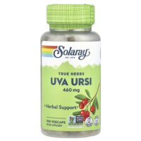 True Herbs, толокнянка обыкновенная, 460 мг, 100 вегетарианских капсул — Solaray