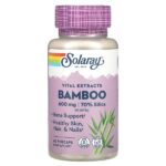 Vital Extracts, бамбук, 60 капсул VegCap (300 мг в капсуле) — Solaray