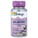 Vital Extracts, черника, 42 мг, 120 растительных капсул — Solaray