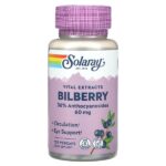 Vital Extracts, черника, 60 мг, 120 растительных капсул — Solaray