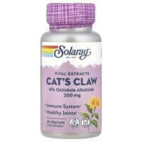Vital Extracts, кошачий коготь, 30 растительных капсул — Solaray
