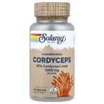 Грибы, кордицепс, 60 капсул — Solaray