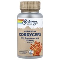 Грибы, кордицепс, 60 капсул — Solaray