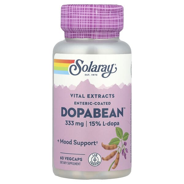 sor03380_v_29.jpg Vital Extracts, DopaBean™, 60 растительных капсул — Solaray