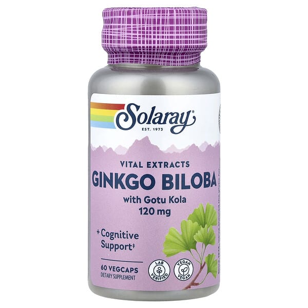 sor03604_v_24.jpg Vital Extracts, гинкго билоба с готу кола, 60 растительных капсул — Solaray