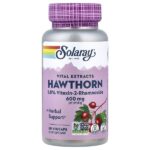 Vital Extracts, боярышник, 60 растительных капсул — Solaray